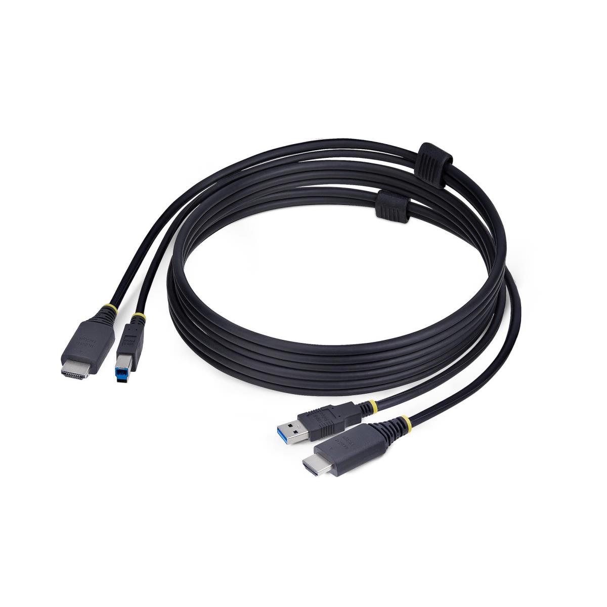 Hdmi And USB 5gbps KVM Cable, 4k 60hz, Hdmi 2.0 And USB Combo Cable For KVM Switches 1.8m