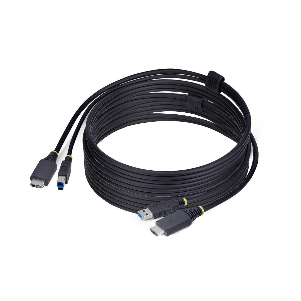 Hdmi And USB 5gbps KVM Cable, 4k 60hz, Hdmi 2.0 And USB Combo Cable For KVM Switches 3m