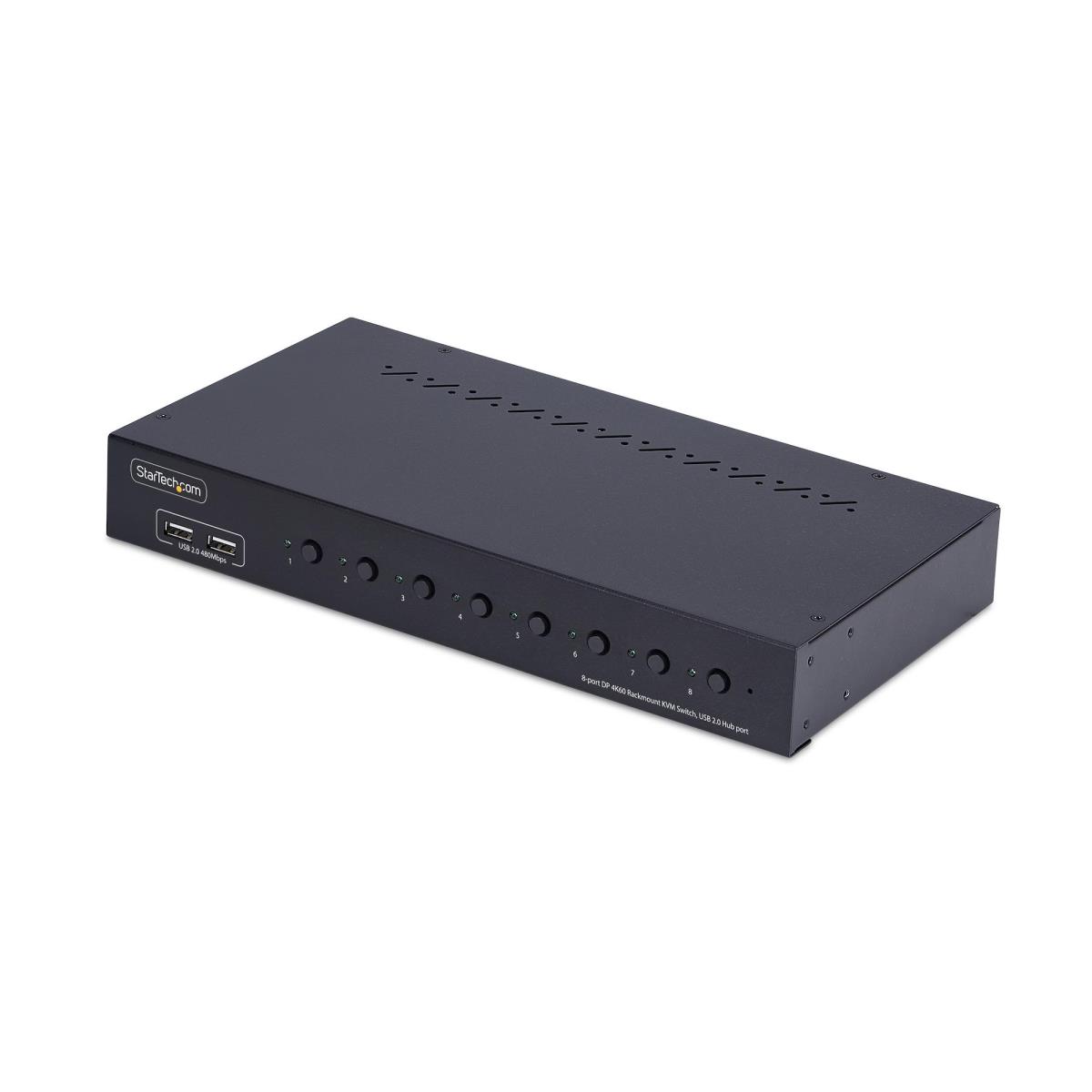 DisplayPort KVM Switch 8-port With 1u Rack Mount Kit