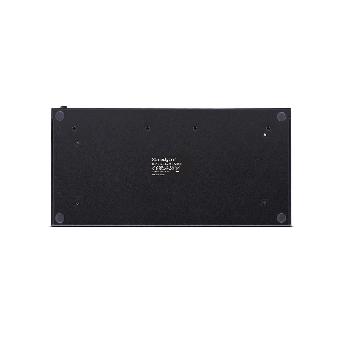 DisplayPort KVM Switch 8-port With 1u Rack Mount Kit
