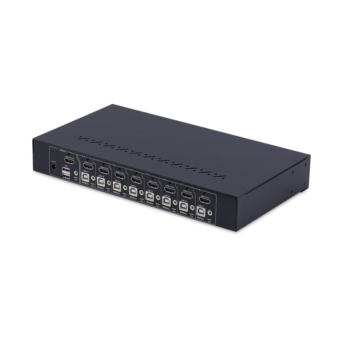 Hdmi KVM Switch 8-port With 1u Rack Mount Kit