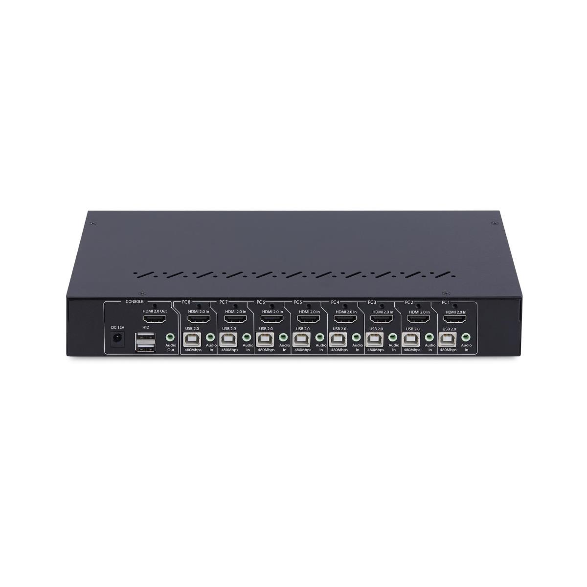 Hdmi KVM Switch 8-port With 1u Rack Mount Kit