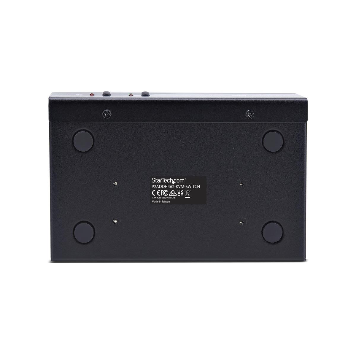 Dual-monitor DisplayPort 2-port And Hdmi KVM Switch