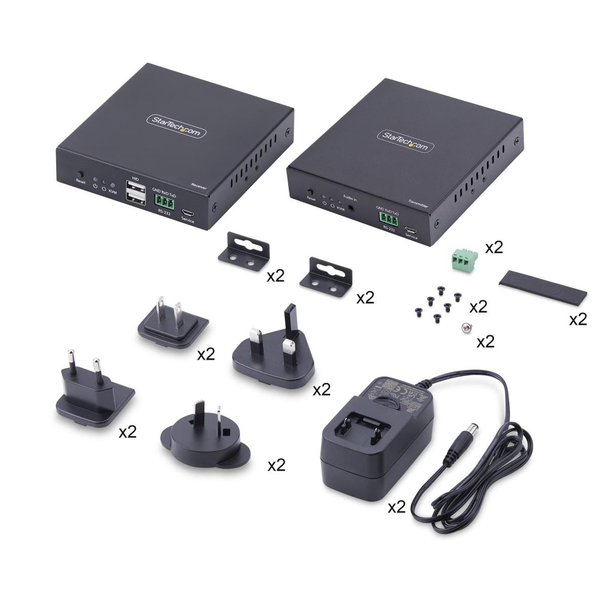 Hdmi KVM Extender Over Ip Network 4k 60hz Driverless Hdmi And USB Over Ethernet/CAT6 Avoip Tra