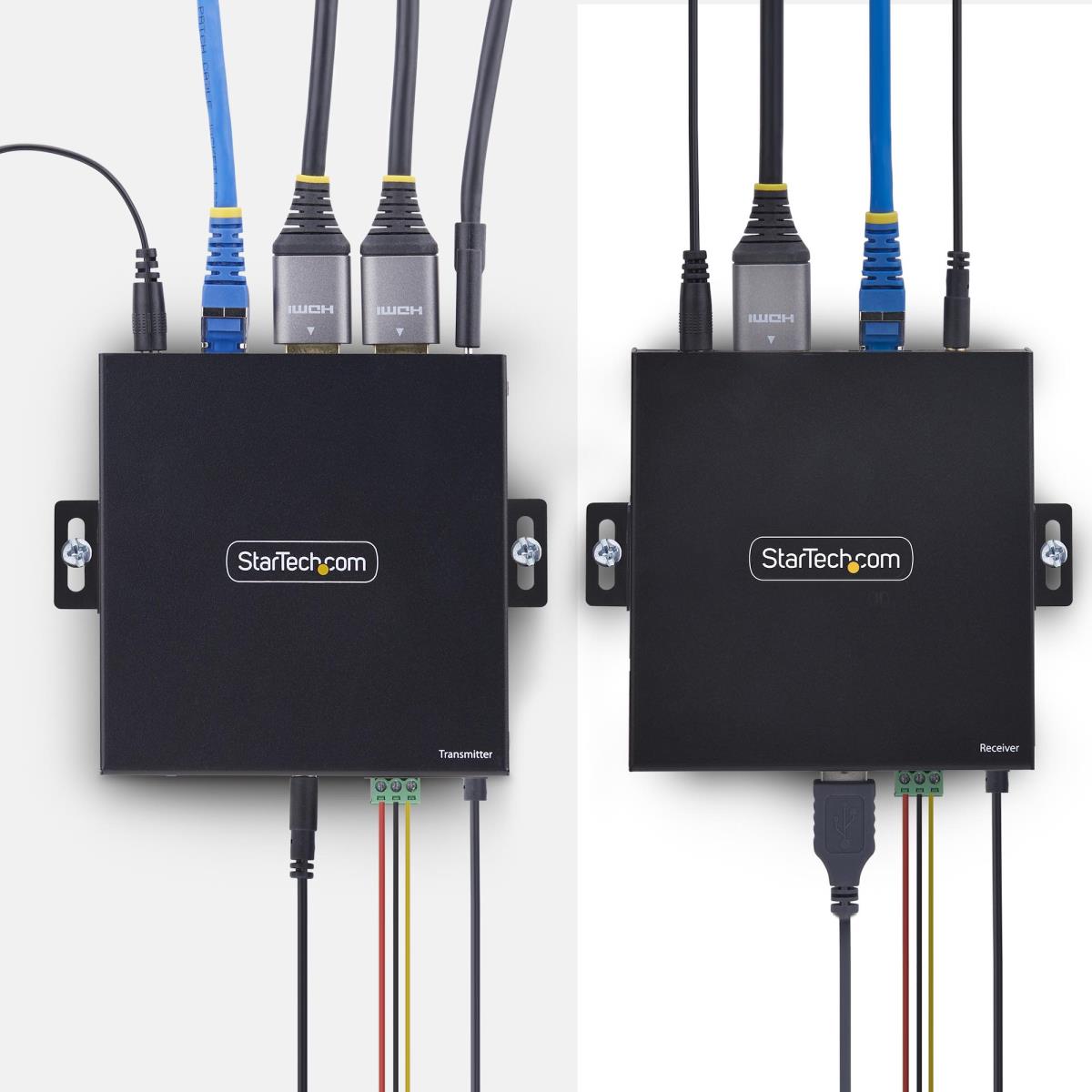 Hdmi KVM Extender Over Ip Network 4k 60hz Driverless Hdmi And USB Over Ethernet/CAT6 Avoip Tra