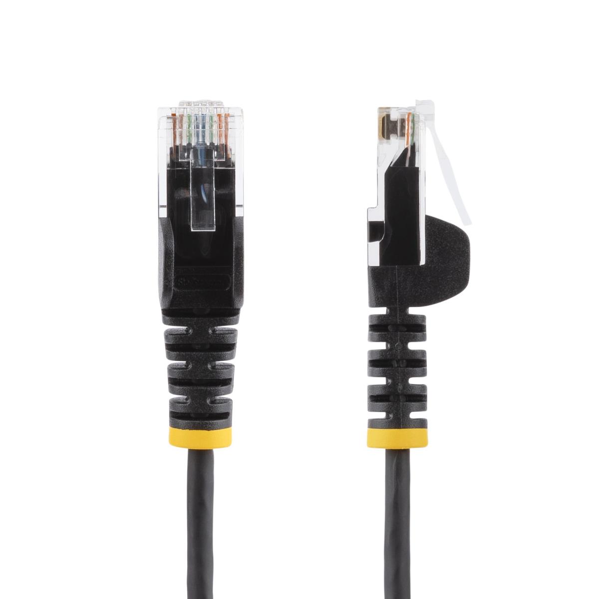 Patch Cable - CAT6 - Utp - Snagless - Slim - 15m Black