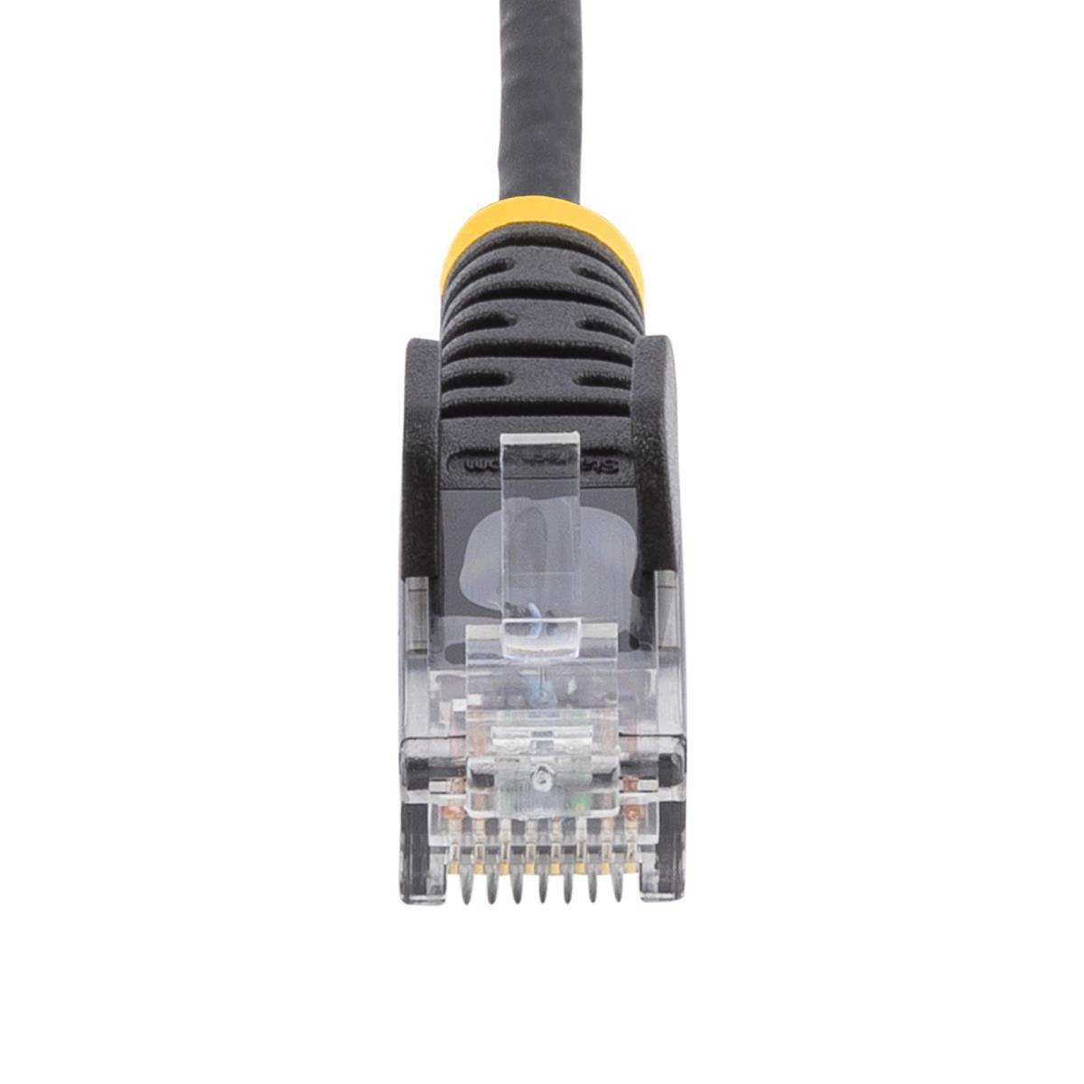 Patch Cable - CAT6 - Utp - Snagless - Slim - 15m Black