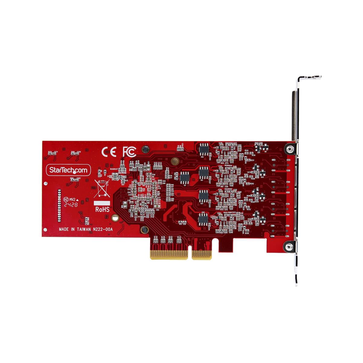 USB Controllers Pci-e Expansion Card - 4-port USB Type-c Pcie Card, USB 3.2 10gbps USB-c - 4x Independent