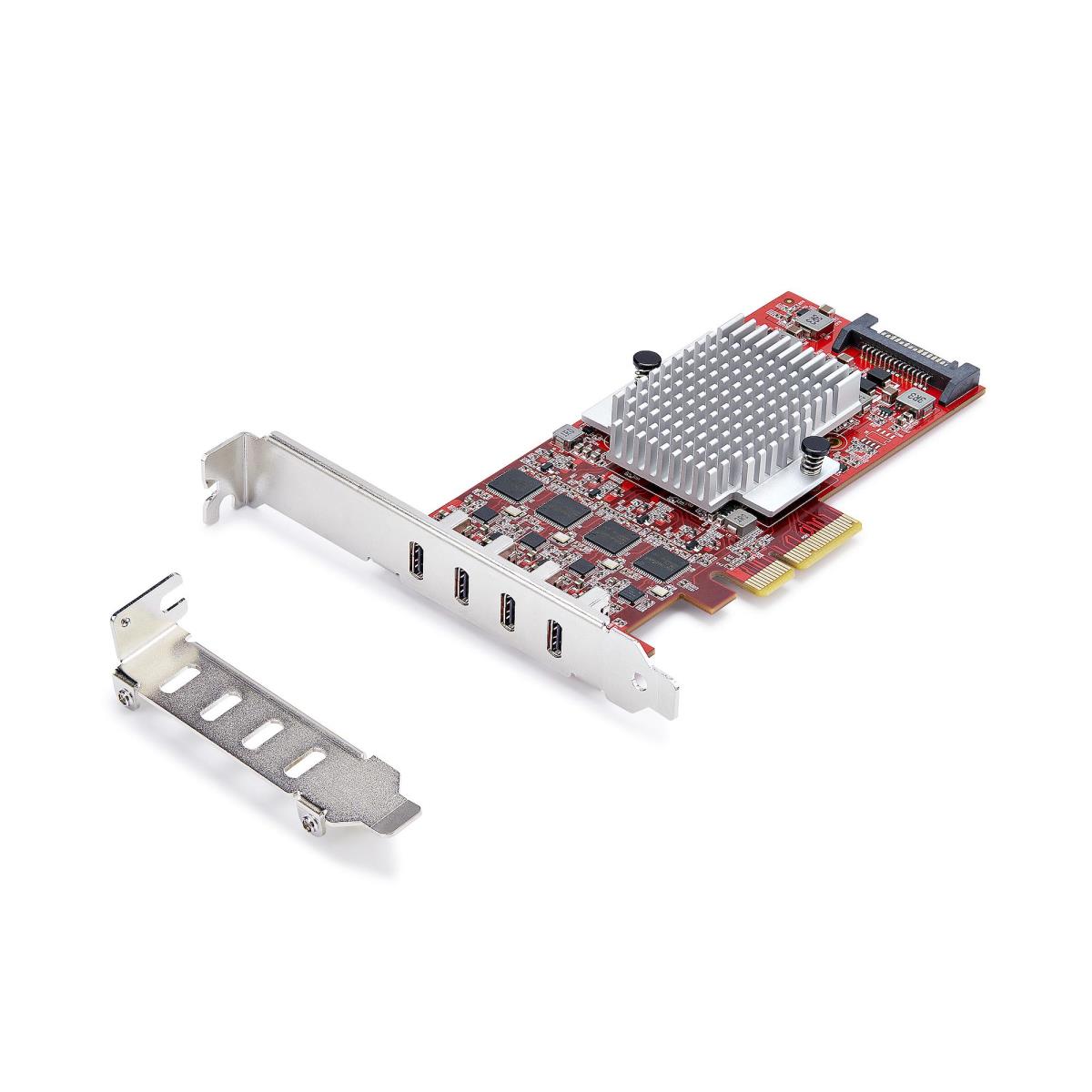 USB Controllers Pci-e Expansion Card - 4-port USB Type-c Pcie Card, USB 3.2 10gbps USB-c - 4x Independent