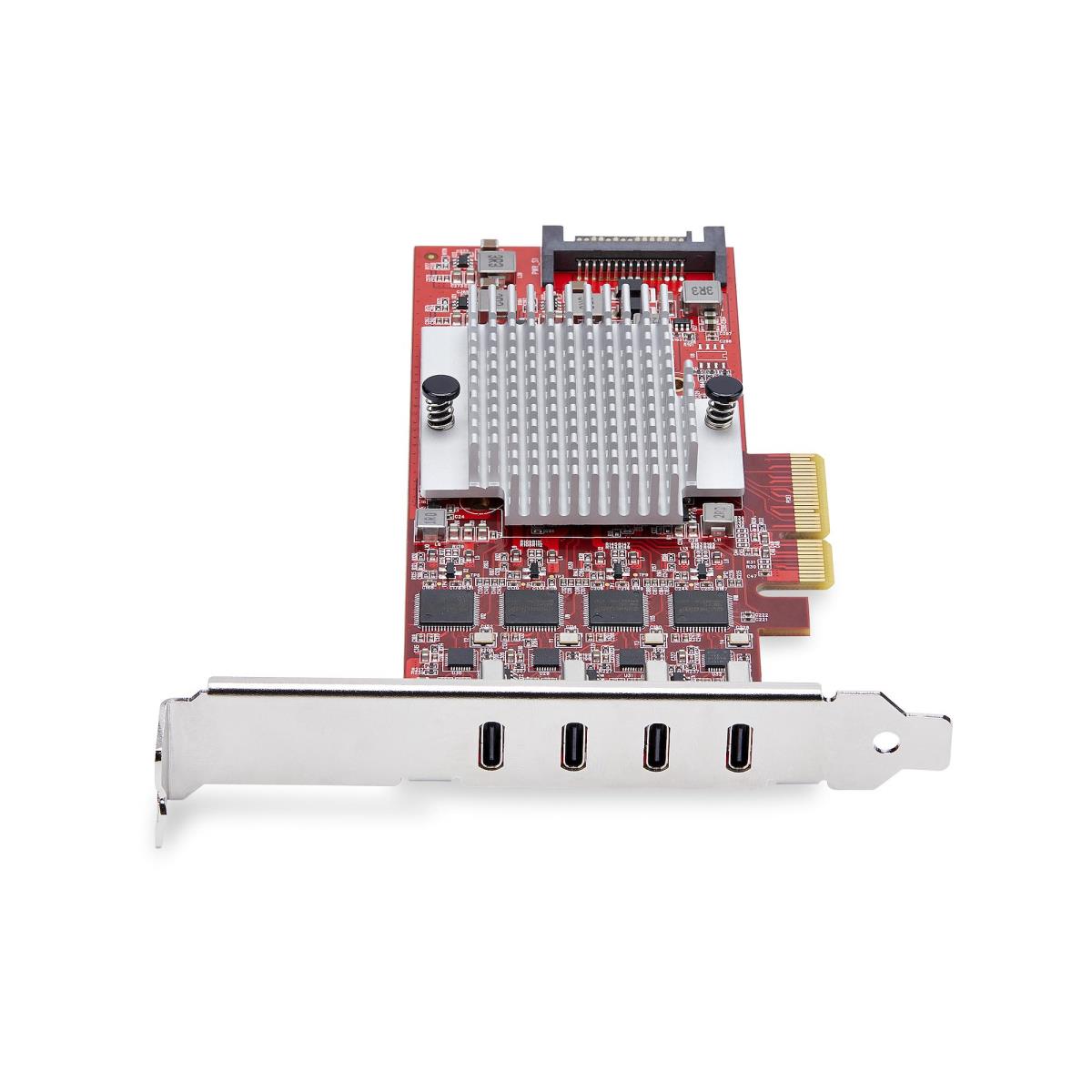 USB Controllers Pci-e Expansion Card - 4-port USB Type-c Pcie Card, USB 3.2 10gbps USB-c - 4x Independent