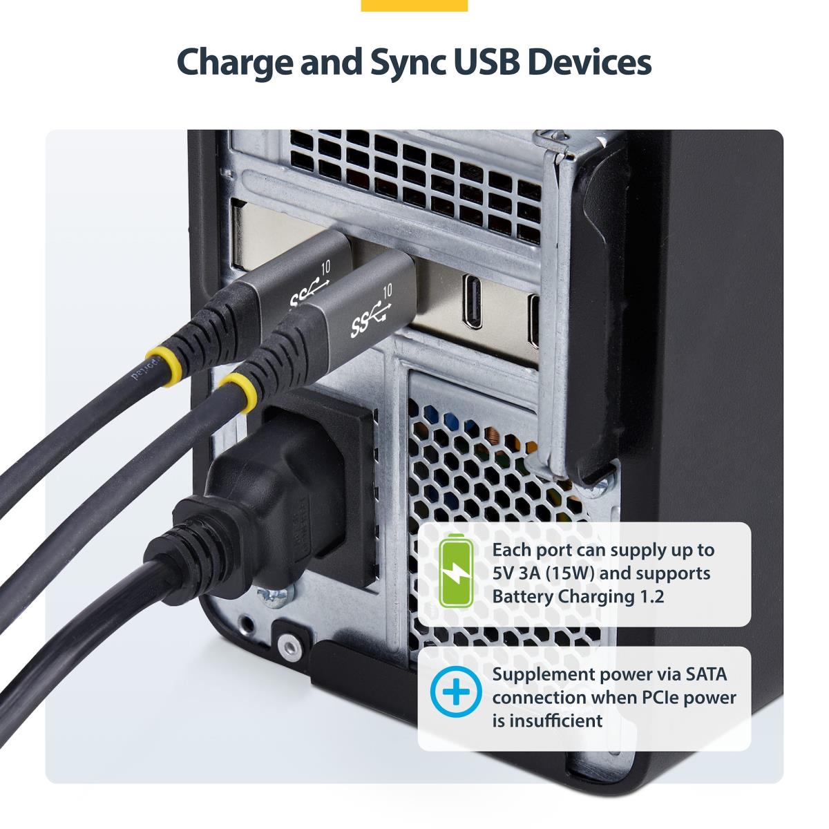 USB Controllers Pci-e Expansion Card - 4-port USB Type-c Pcie Card, USB 3.2 10gbps USB-c - 4x Independent