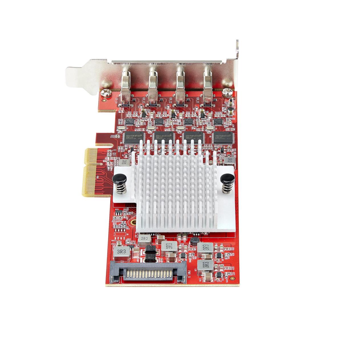 USB Controllers Pci-e Expansion Card - 4-port USB Type-c Pcie Card, USB 3.2 10gbps, USB-c - 4x Independent