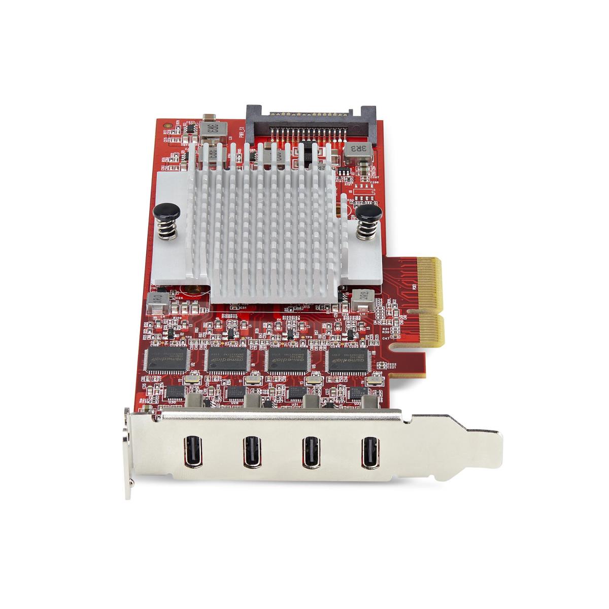 USB Controllers Pci-e Expansion Card - 4-port USB Type-c Pcie Card, USB 3.2 10gbps, USB-c - 4x Independent