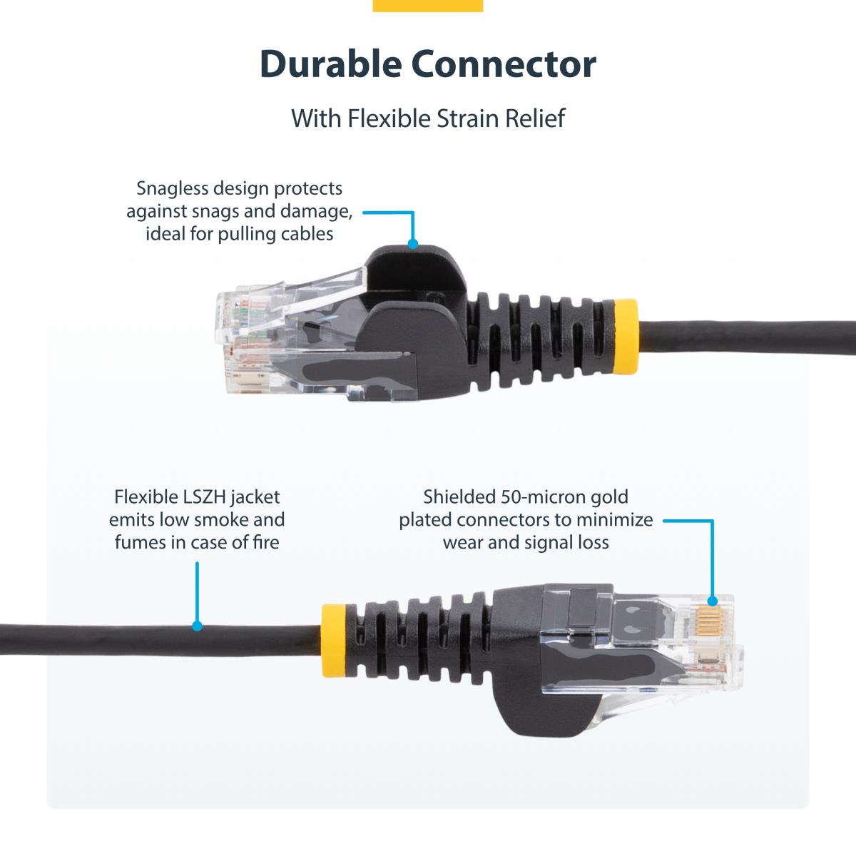 Patch Cable - CAT6 - Utp - Snagless - 50cm - Pink Slim