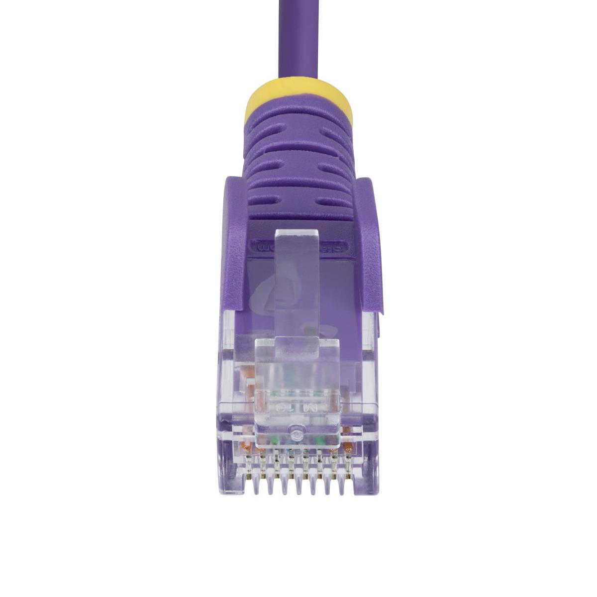 Patch Cable - CAT6 - Utp - Snagless - 5m Purple Slim