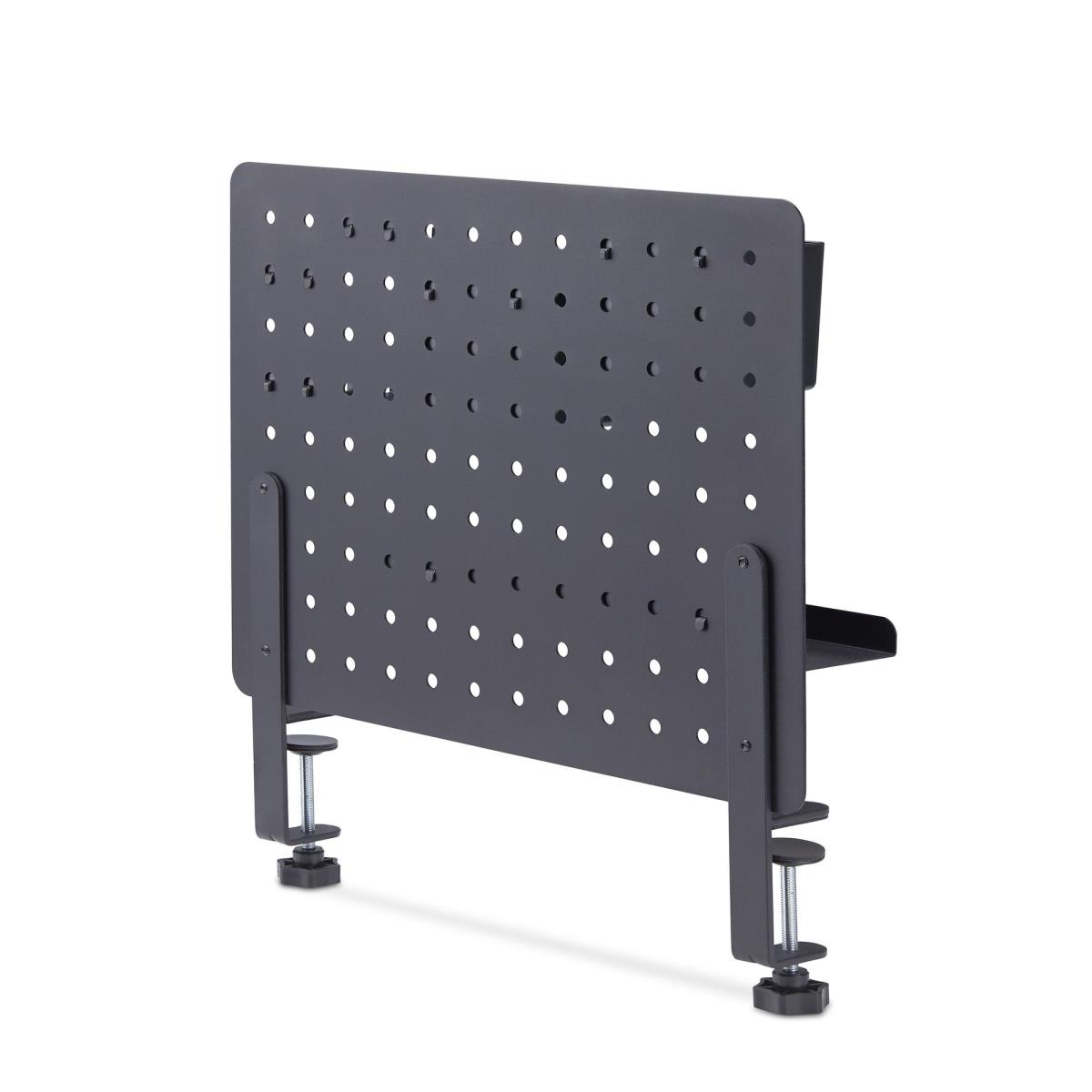 Clamp-on Pegboard Organizer - With Accessories Steel Black