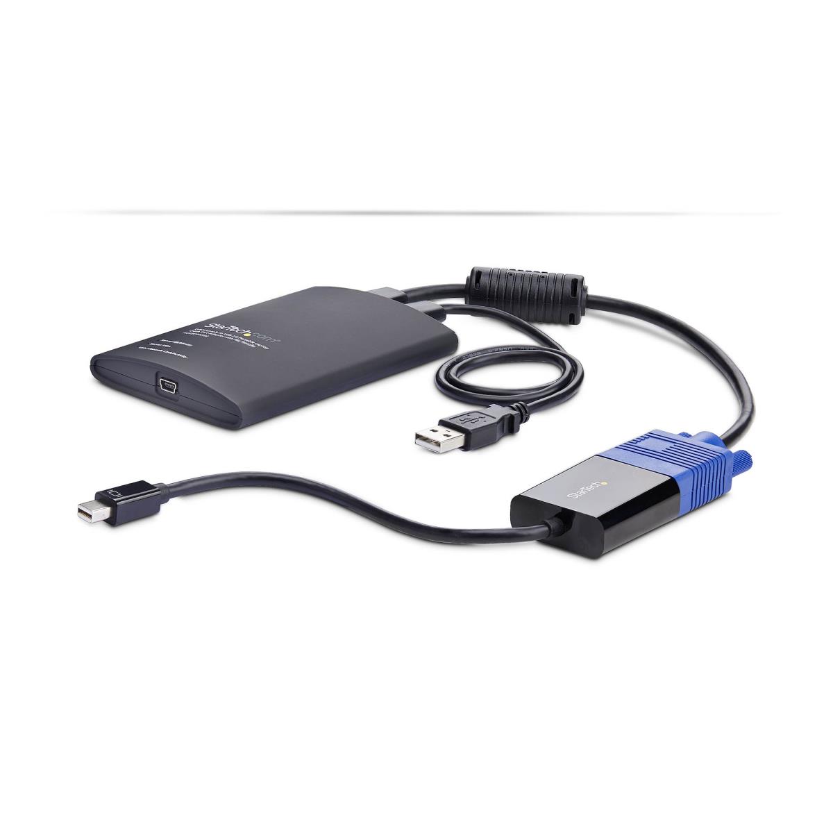 Portable Laptop Crash Cart Adapter, USB/vga/mini DisplayPort KVM Console, File Transfer And Video Capture, Taa Compliant