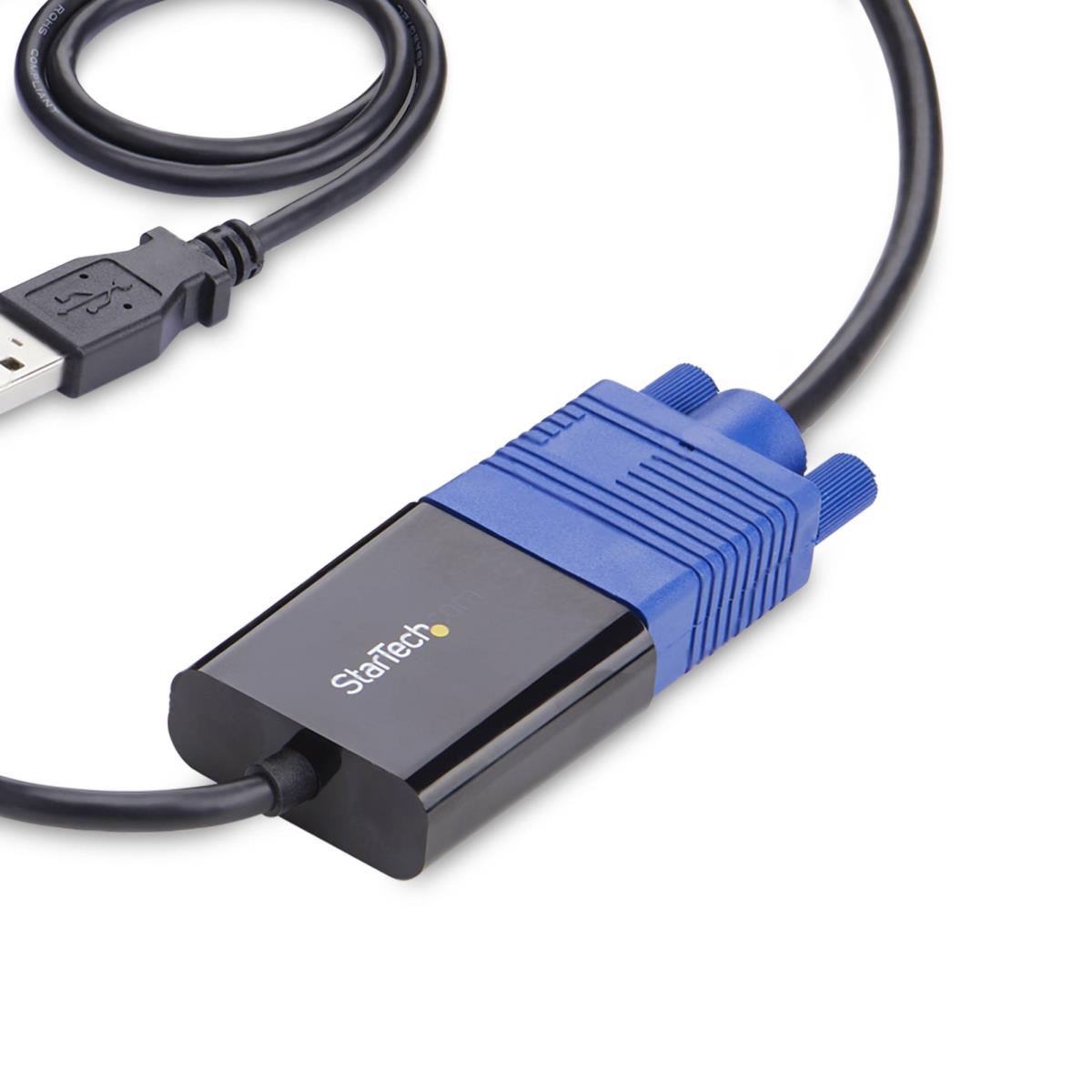 Portable Laptop Crash Cart Adapter, USB/vga/mini DisplayPort KVM Console, File Transfer And Video Capture, Taa Compliant