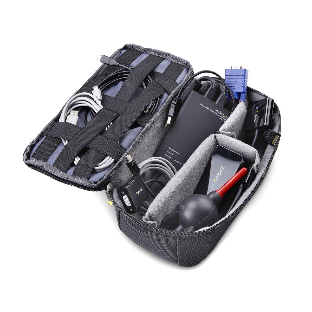 Portable Laptop Crash Cart Adapter, USB/vga/mini DisplayPort KVM Console, File Transfer And Video Capture, Taa Compliant