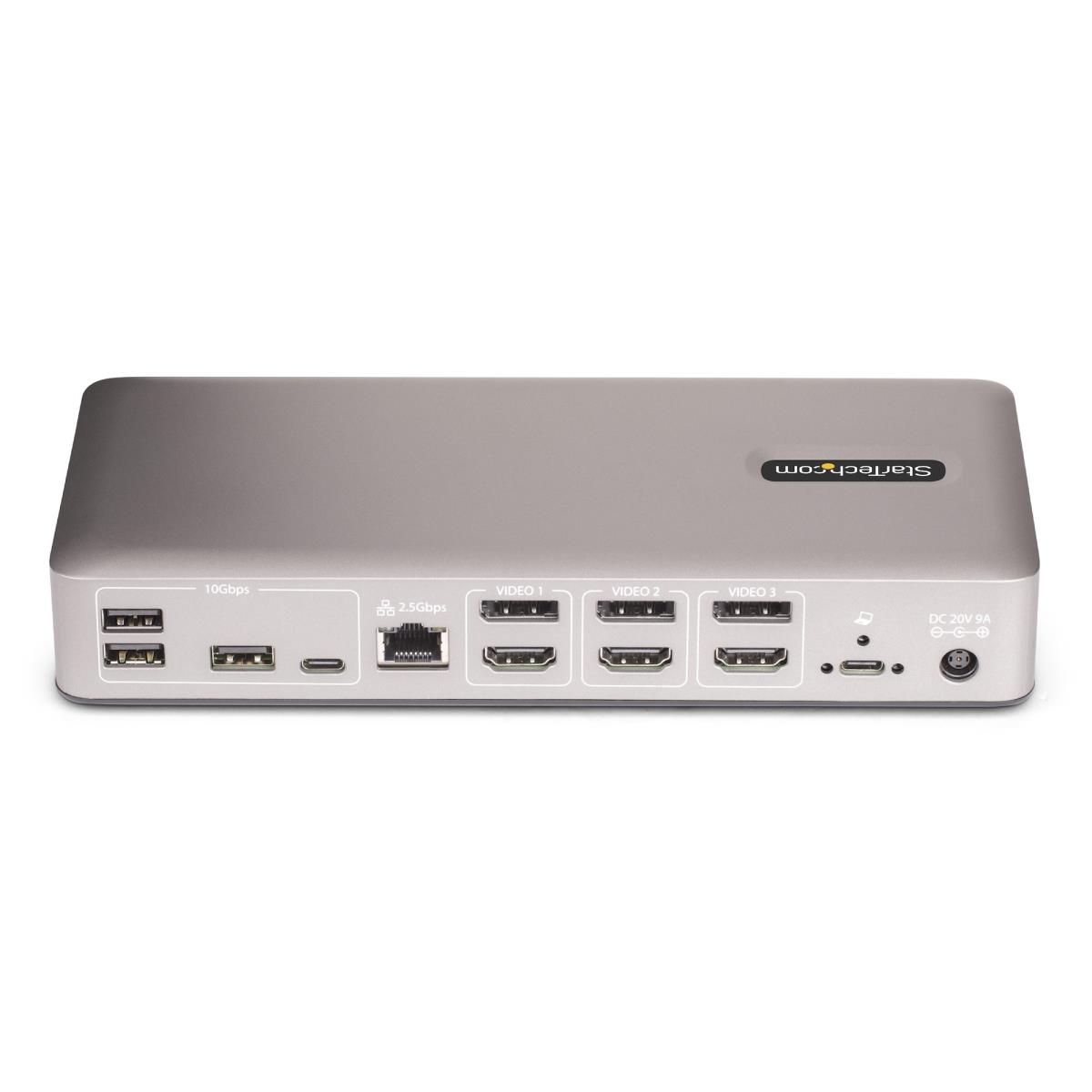 Triple-monitor USB4 Dock - USB-c Dock 4k 60hz 100w Pd