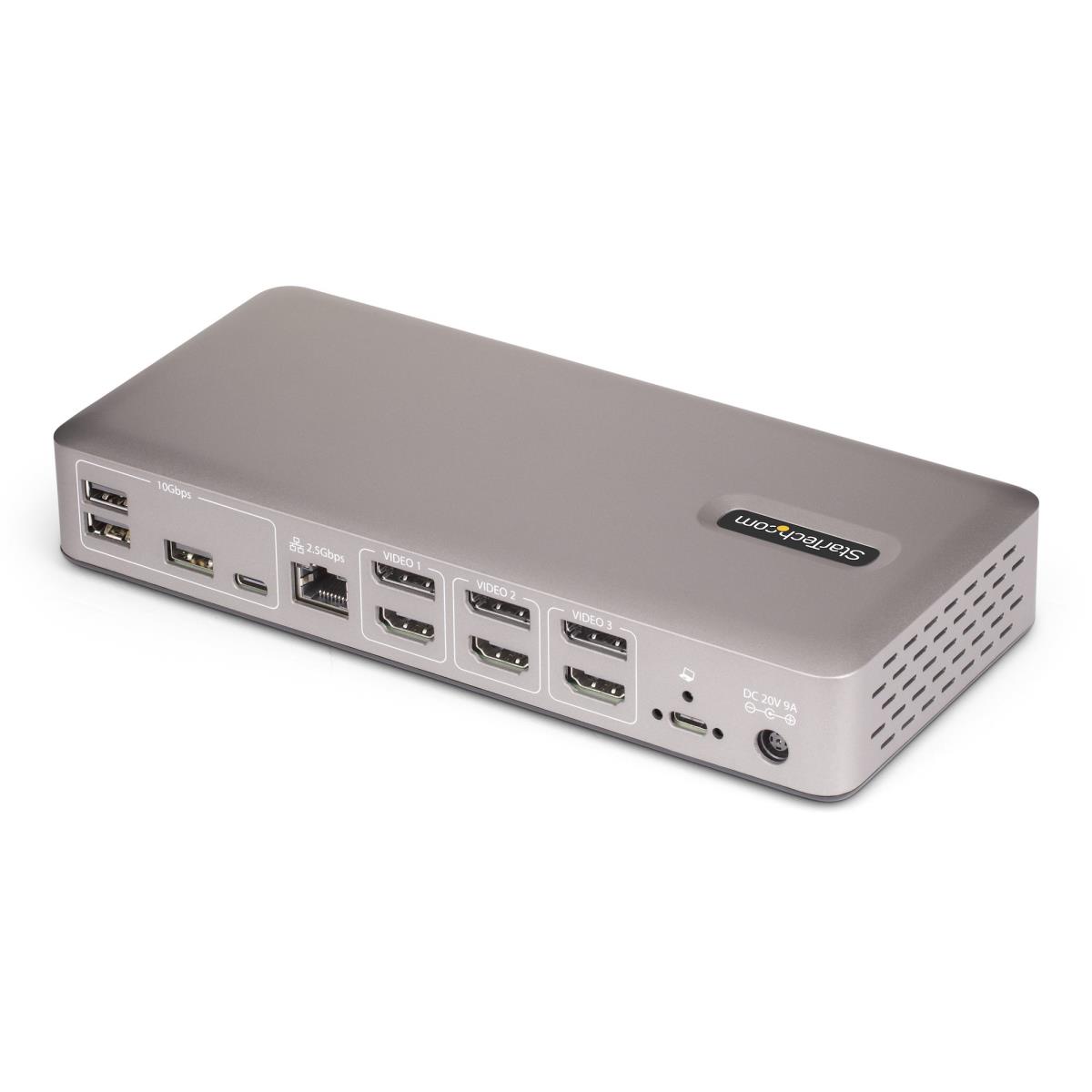 Triple-monitor USB4 Dock - USB-c Dock 4k 60hz 100w Pd