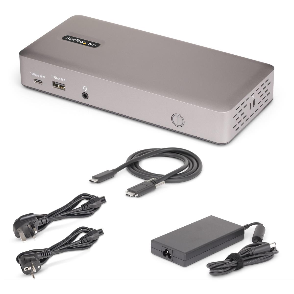 Triple-monitor USB4 Dock - USB-c Dock 4k 60hz 100w Pd