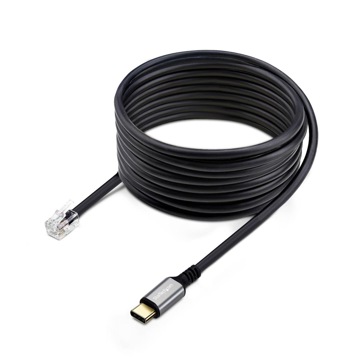 USB-c To Rj9 Adapter For Office Phone Handset Or Wired/wireless Headset