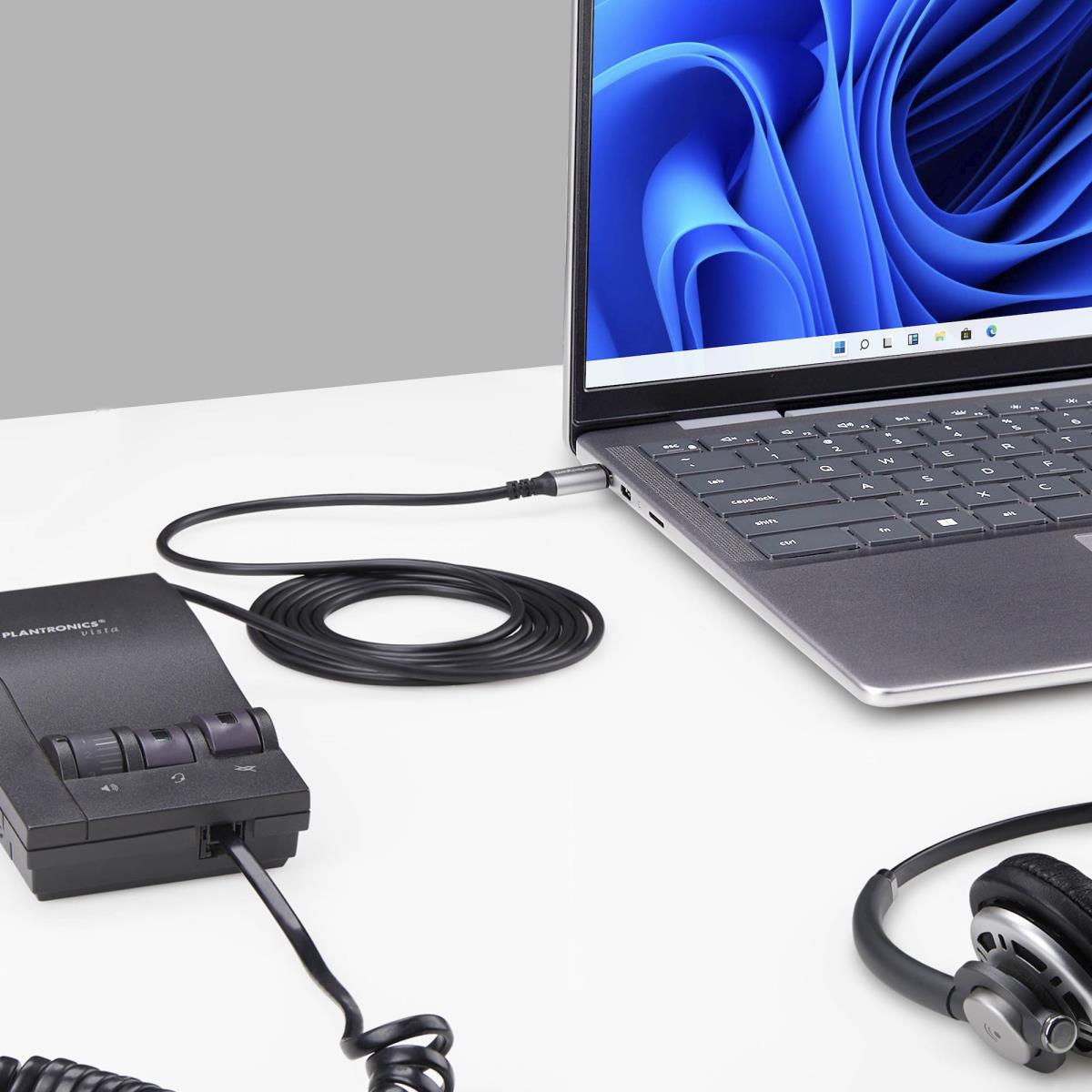 USB-c To Rj9 Adapter For Office Phone Handset Or Wired/wireless Headset