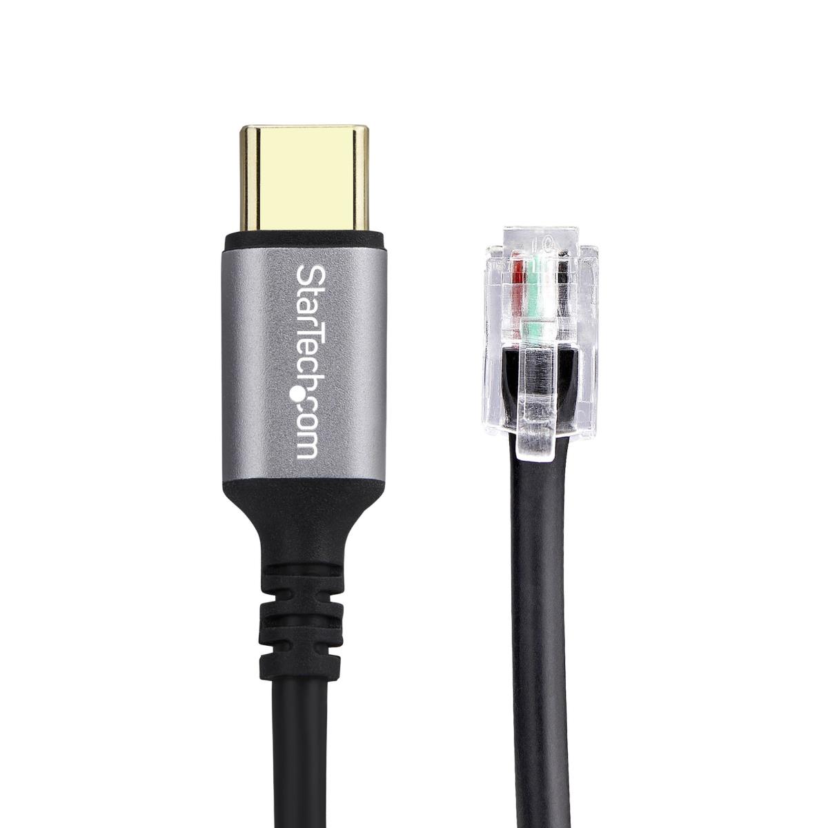 USB-c To Rj9 Adapter For Office Phone Handset Or Wired/wireless Headset