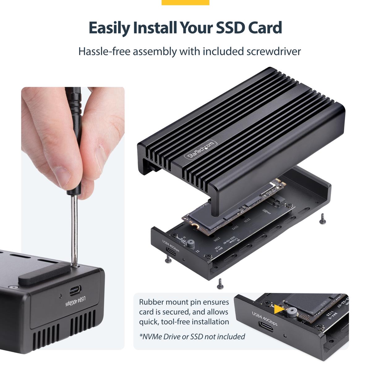 Nvme Enclosure SSD Enclosure USB4 M.2