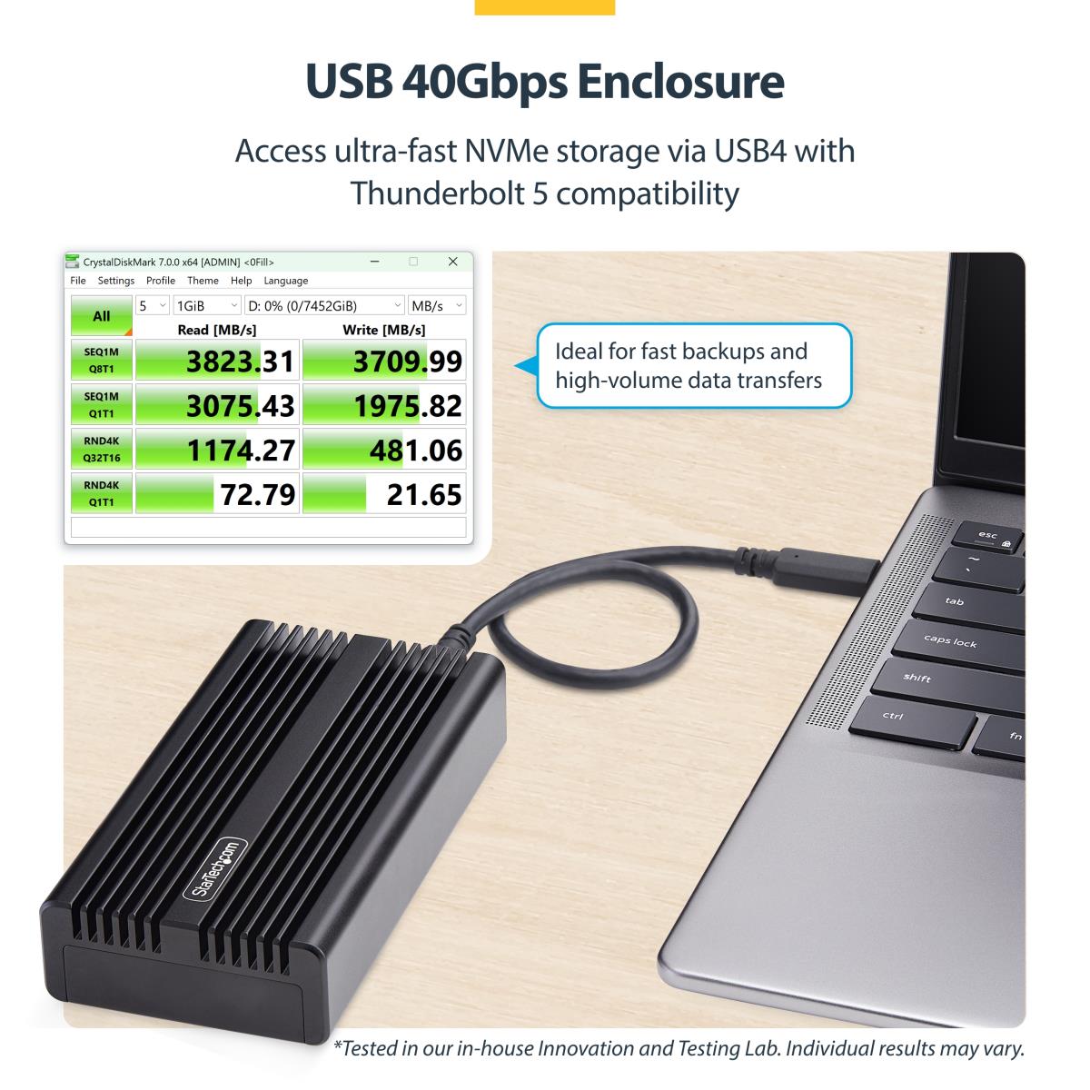 Nvme Enclosure SSD Enclosure USB4 M.2