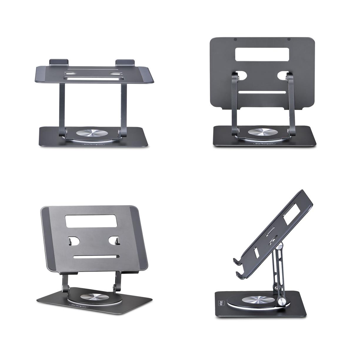Rotating Laptop Stand - 360 Swivel Ergonomic Desk Riser For Computer