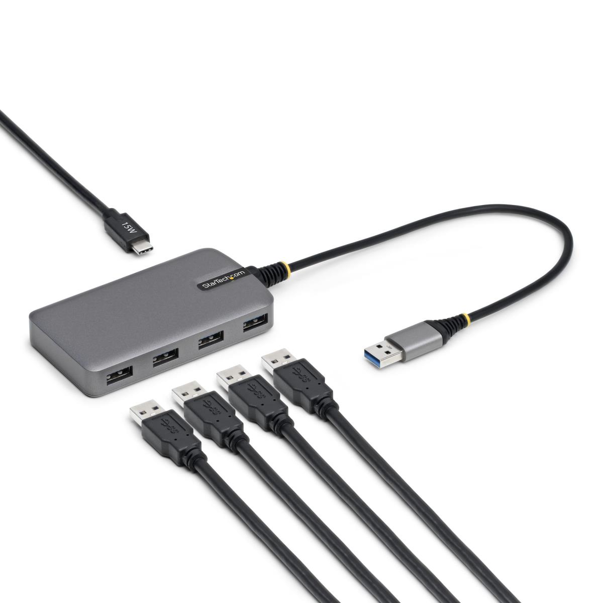 Hub - 4-port USB-a 5gbps, Bus Powered