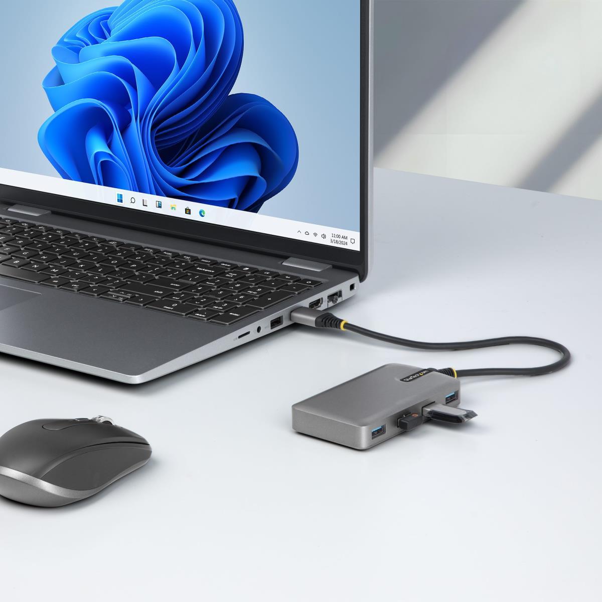Hub - 4-port USB-a 5gbps, Bus Powered