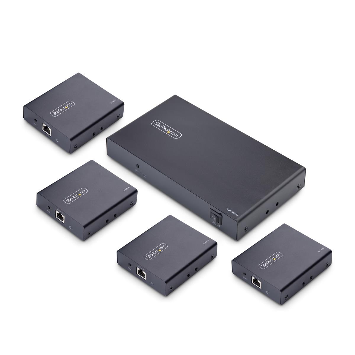 Hdmi Extender/splitter - 1x4 Hdmi Over Ethernet Kit 4-port