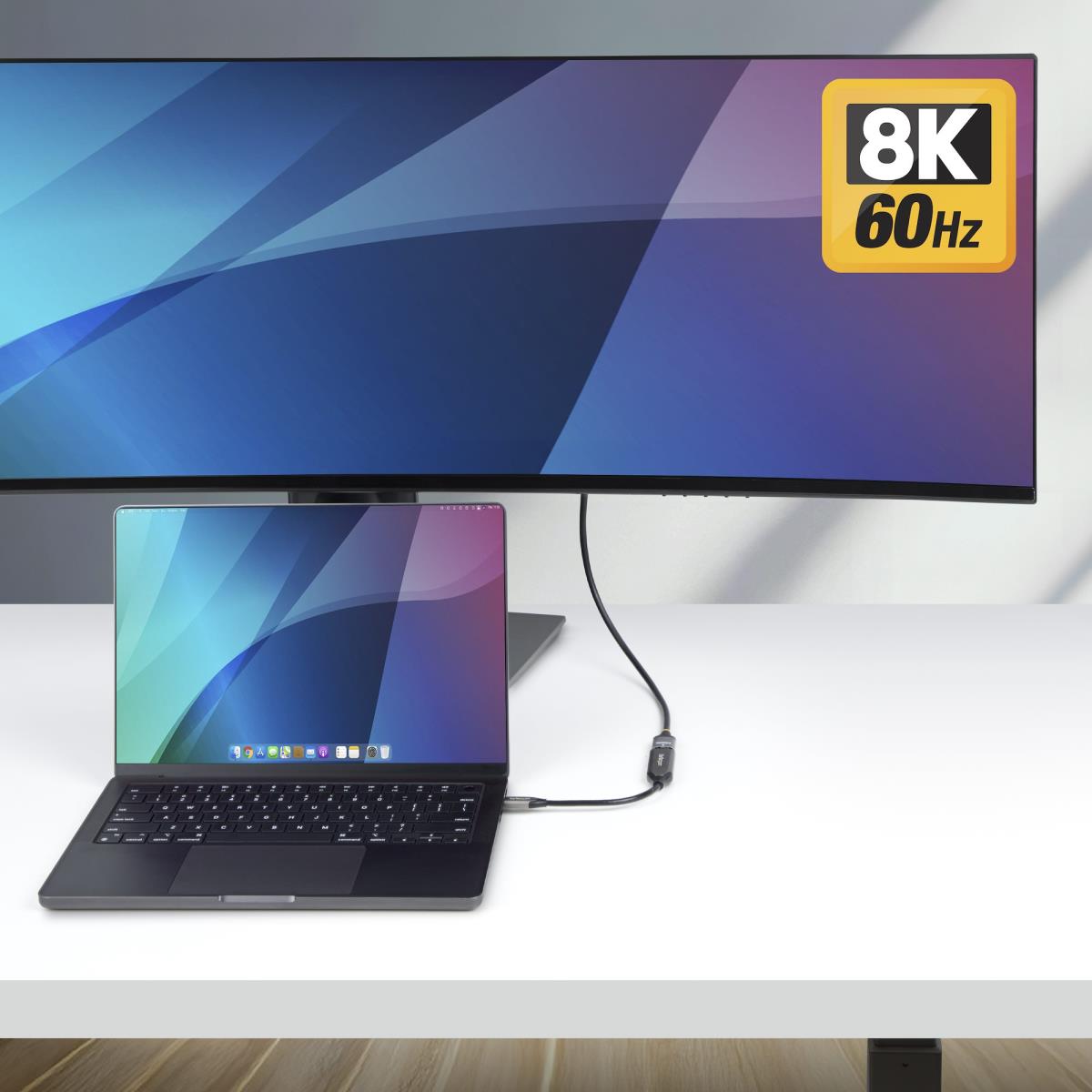 USB-c To Hdmi Adapter 8k 60hz Thunderbolt / USB4 Compatible