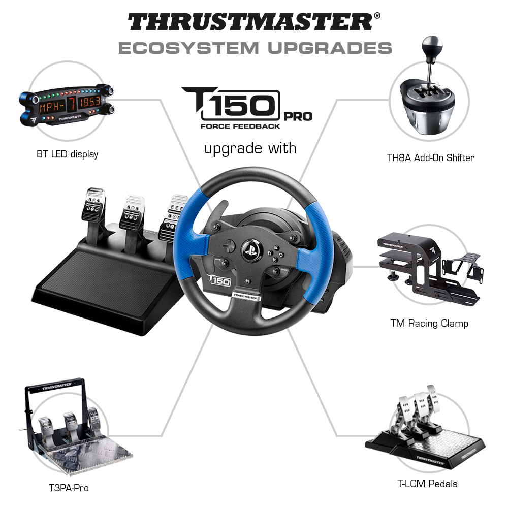 T150 RS PRO Racing wheel - PS4 / PS3 / PC