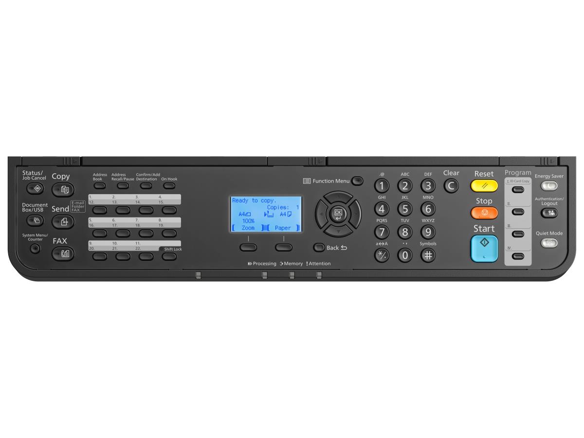Ecosys Ma4000fx - Mono Multi Function Printer - Laser - A4 - USB / Ethernet