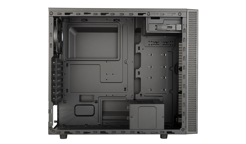 Cpu Chassis Masterbox E500l Midi Tower With Steel Side Panel Silver