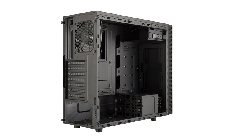 Cpu Chassis Masterbox E500l Midi Tower With Steel Side Panel Silver
