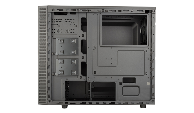 Cpu Chassis Masterbox E500l Midi Tower With Steel Side Panel Silver