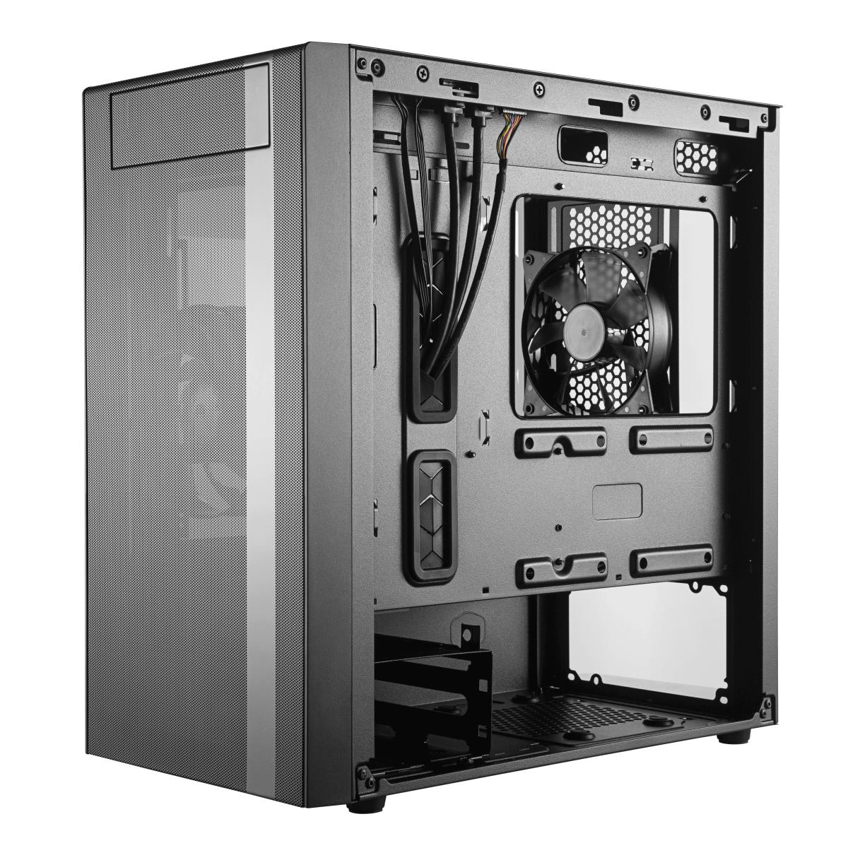 Cpu Chassis Masterbox Nr400 Mini Tower Black With Odd