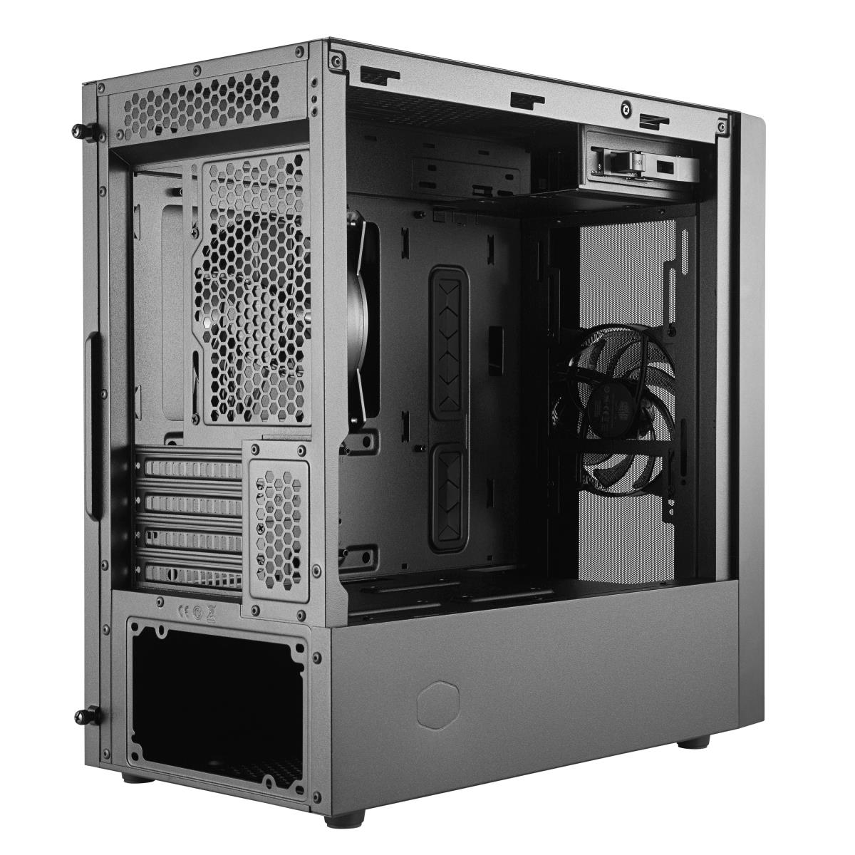 Cpu Chassis Masterbox Nr400 Mini Tower Black With Odd