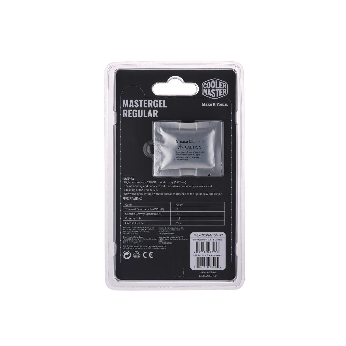 Cpu Cooler Mastergel Regular