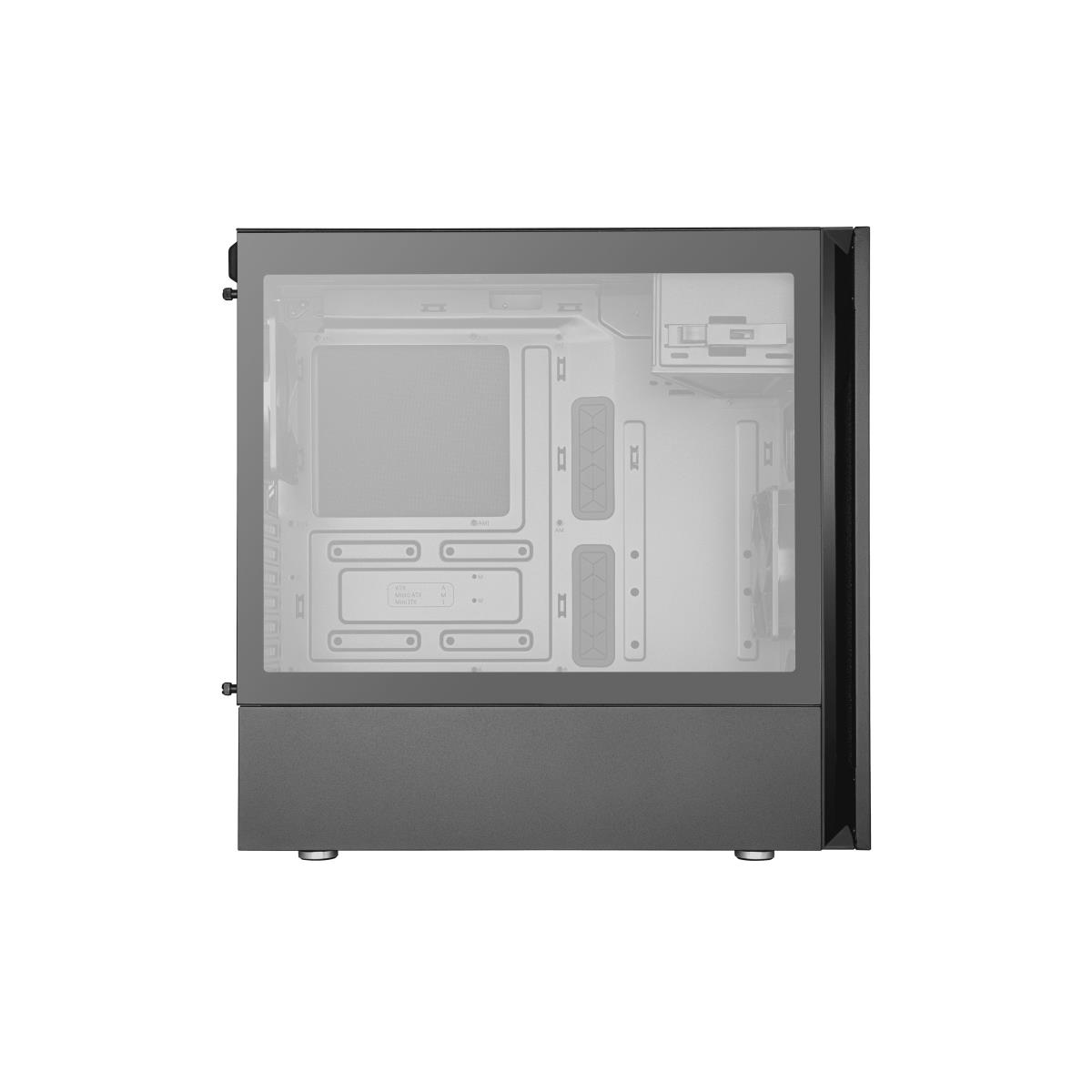 Cpu Chassis Silenco S600 Mini Tower Black With Tg