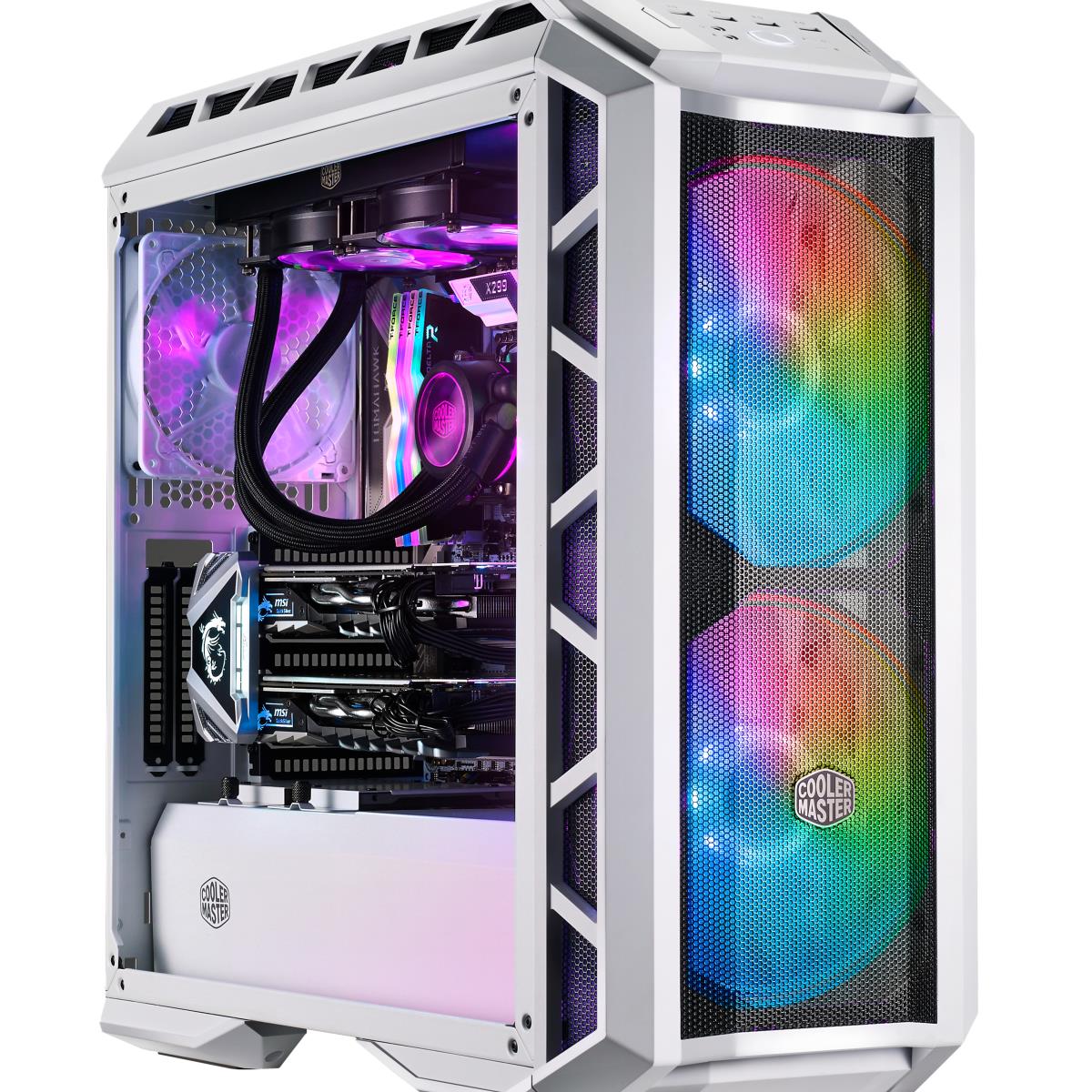 Cpu Chassis Mastercase H500p Mesh Edition Mid Tower ArGB White