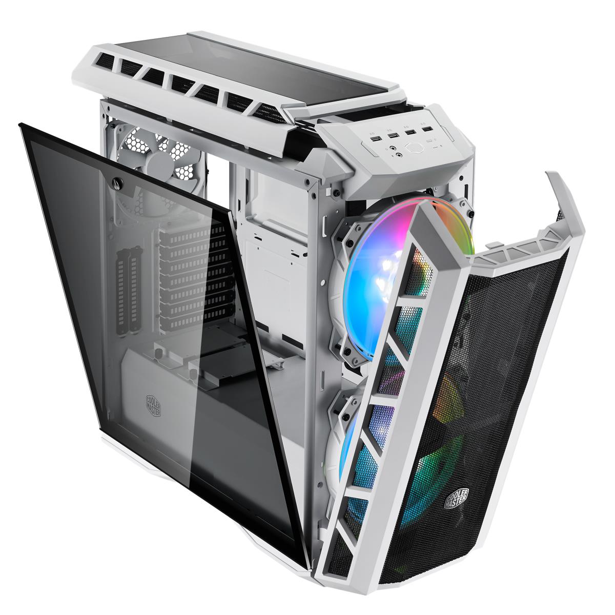 Cpu Chassis Mastercase H500p Mesh Edition Mid Tower ArGB White
