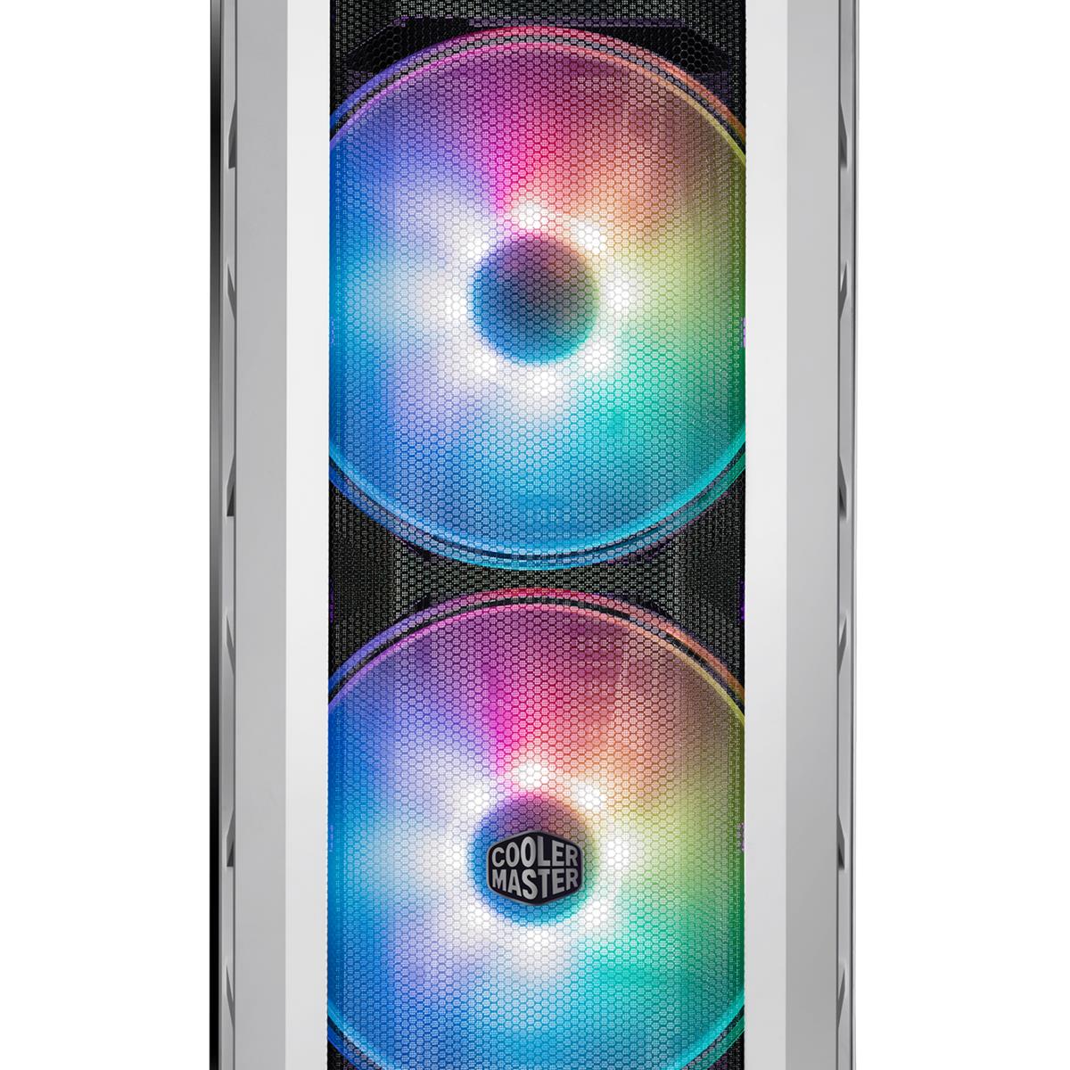 Cpu Chassis Mastercase H500p Mesh Edition Mid Tower ArGB White
