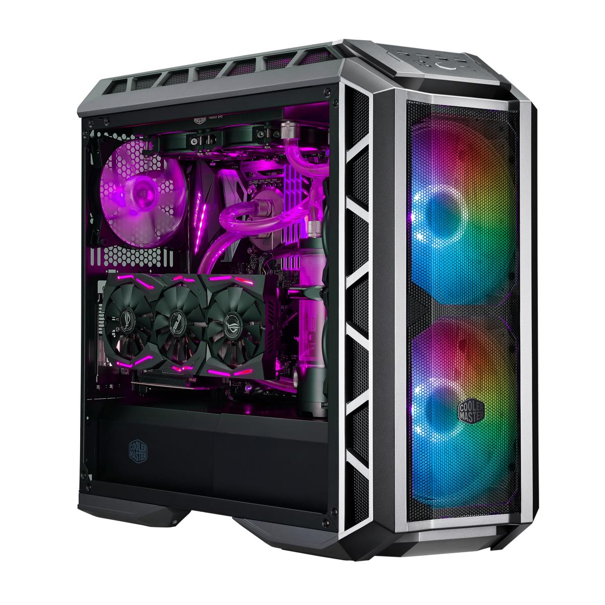 Cpu Chassis Masterbox H500p Mid Tower Mesh Edition ArGB Black