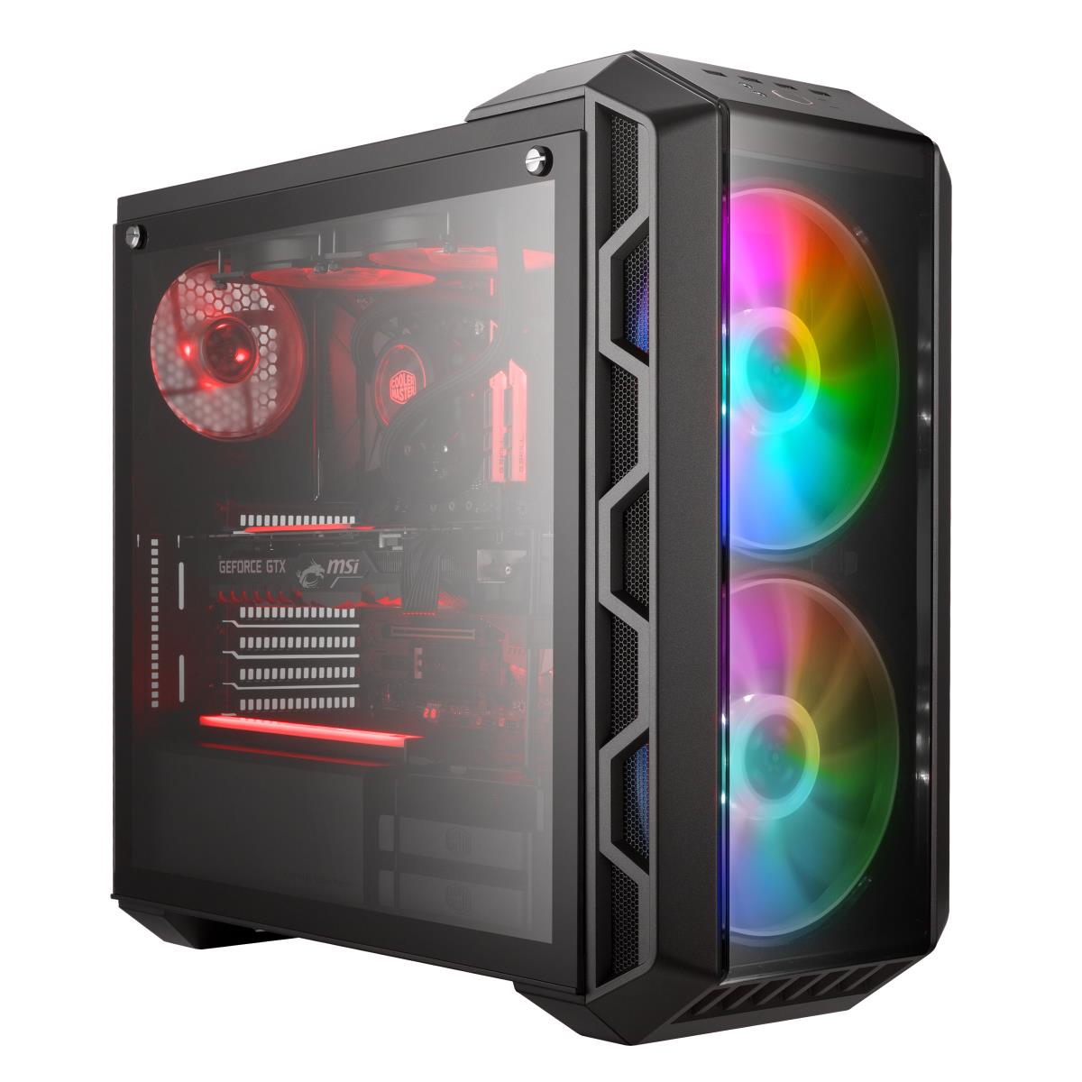 Cpu Chassis Mastercase H500 ArGB Mid Tower Black